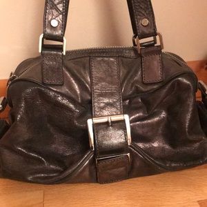 Michael Kors Gray metallic leather
